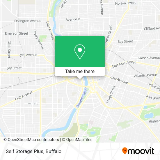 Self Storage Plus map