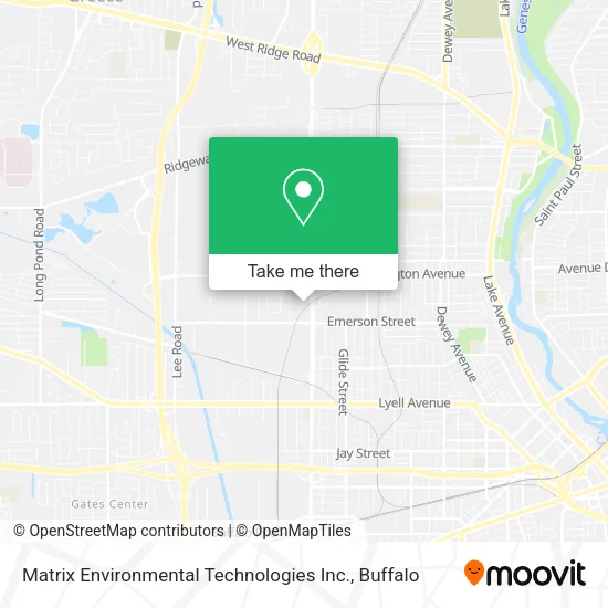 Mapa de Matrix Environmental Technologies Inc.