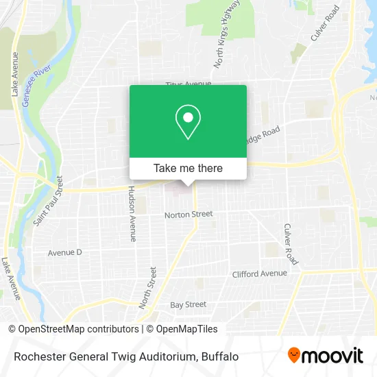Rochester General Twig Auditorium map