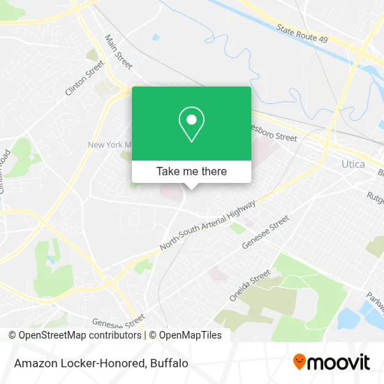 Amazon Locker-Honored map