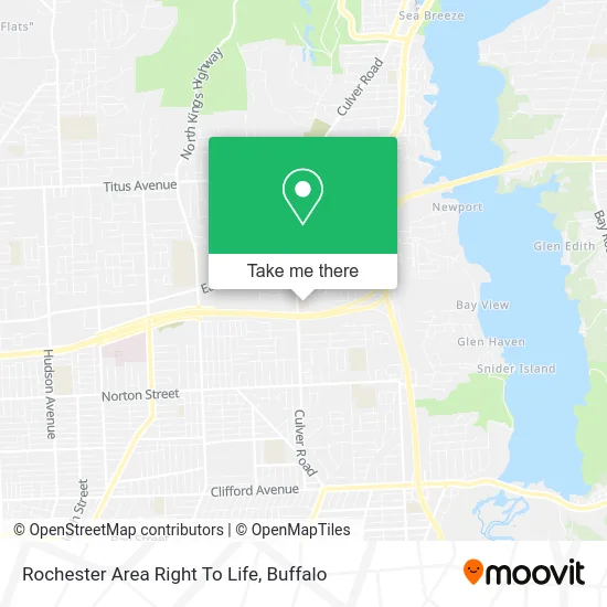 Rochester Area Right To Life map