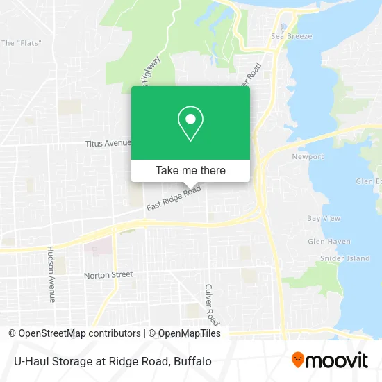 U-Haul Storage at Ridge Road map