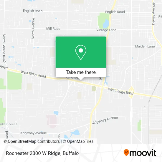Rochester 2300 W Ridge map