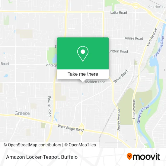 Amazon Locker-Teapot map