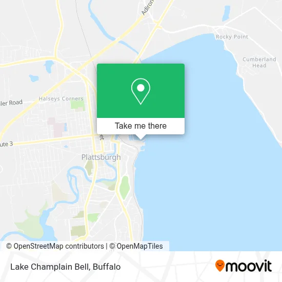 Lake Champlain Bell map