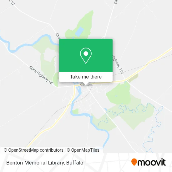 Benton Memorial Library map