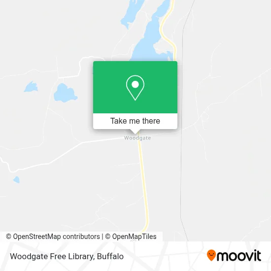Woodgate Free Library map