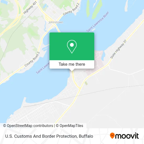 U.S. Customs And Border Protection map