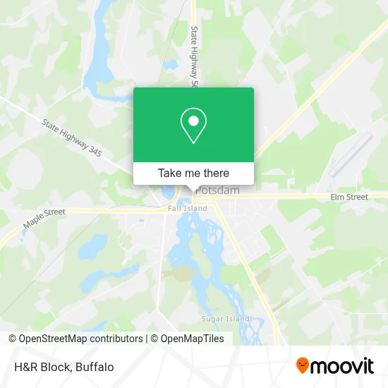 H&R Block map