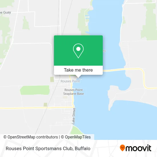 Rouses Point Sportsmans Club map