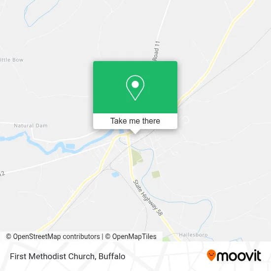 First Methodist Church map