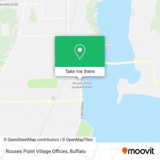 Rouses Point Village Offices map