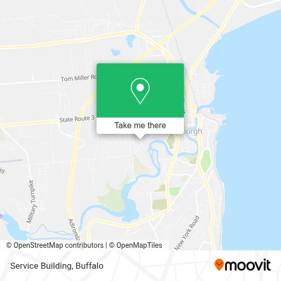 Service Building map