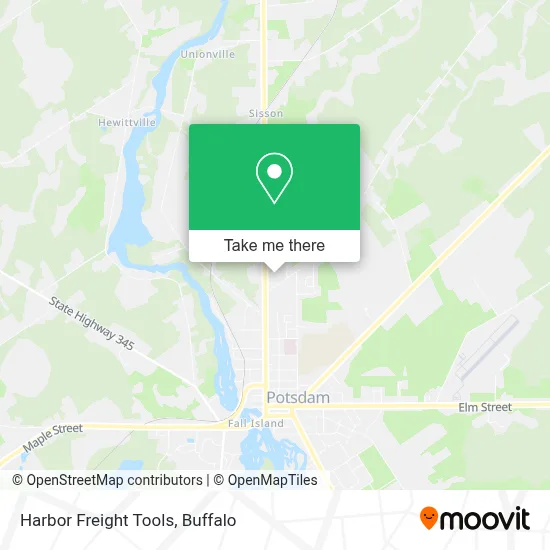 Harbor Freight Tools map
