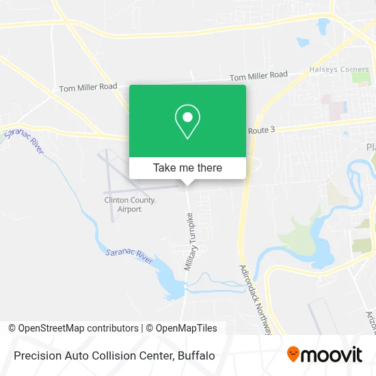 Precision Auto Collision Center map