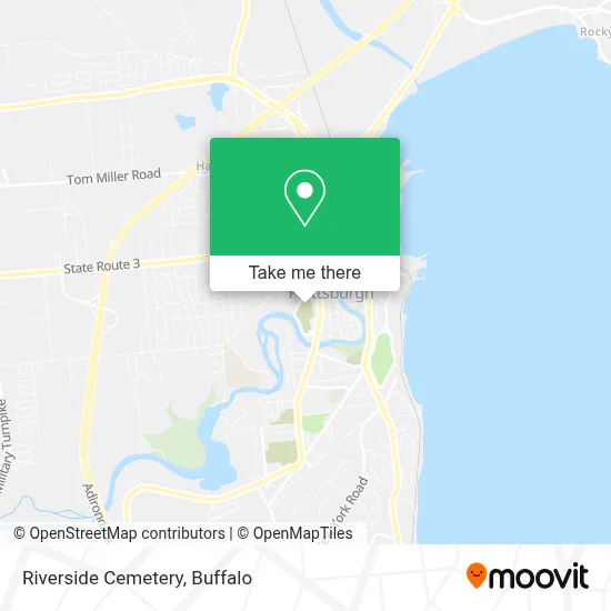 Riverside Cemetery map