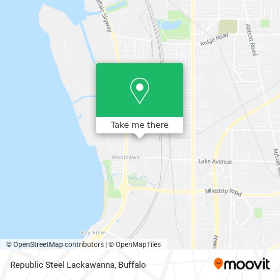 Republic Steel Lackawanna map