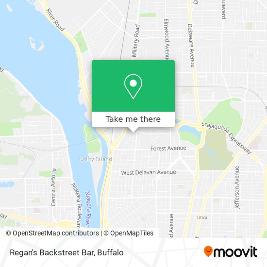 Mapa de Regan's Backstreet Bar
