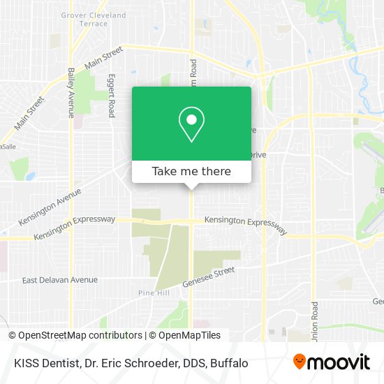 KISS Dentist, Dr. Eric Schroeder, DDS map