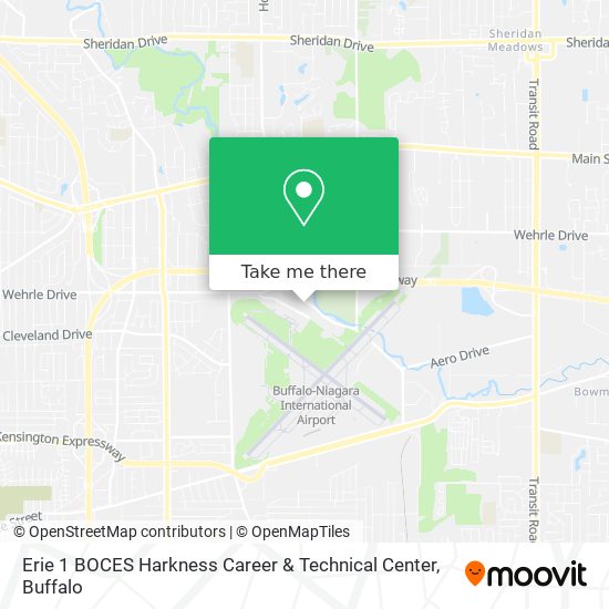 Erie 1 BOCES Harkness Career & Technical Center map