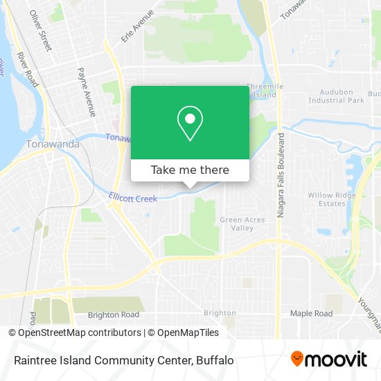 Raintree Island Community Center map
