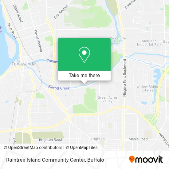 Raintree Island Community Center map