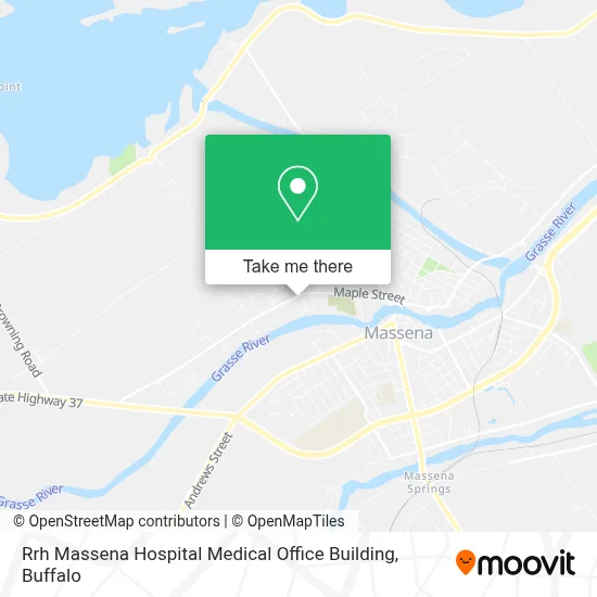Rrh Massena Hospital Medical Office Building map