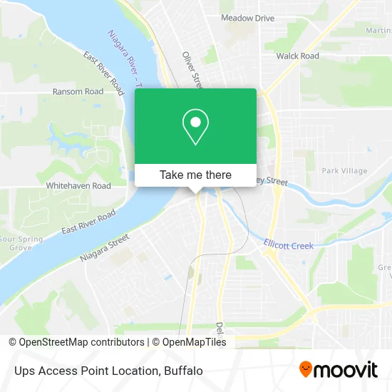 Ups Access Point Location map
