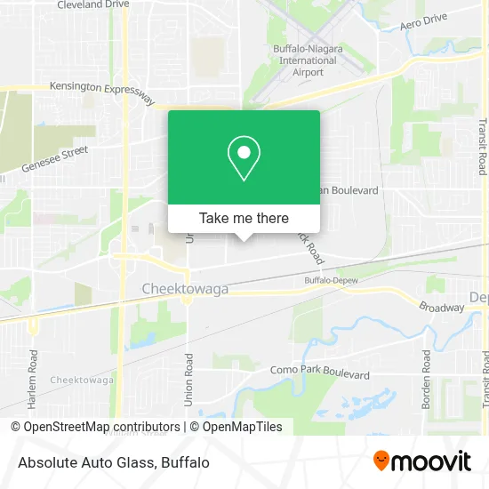 Absolute Auto Glass map