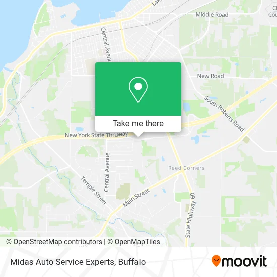 Midas Auto Service Experts map
