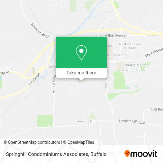 Springhill Condominiums Associates map