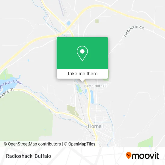 Radioshack map