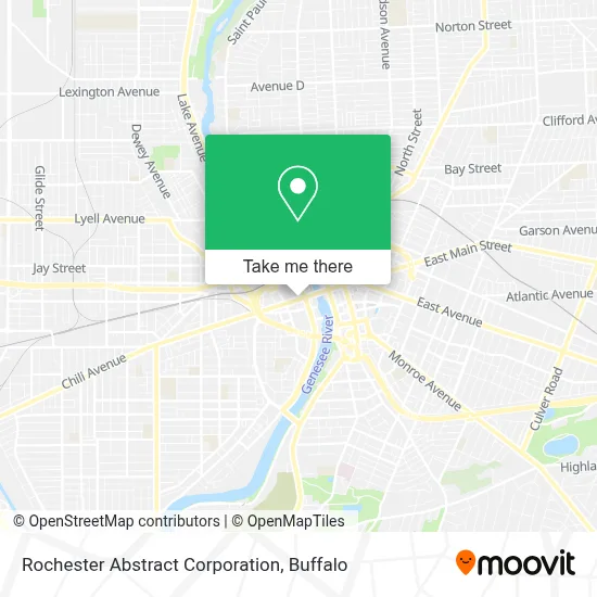 Rochester Abstract Corporation map
