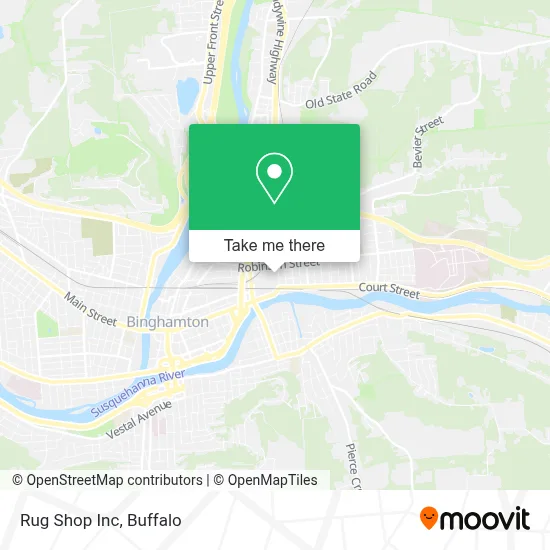 Rug Shop Inc map