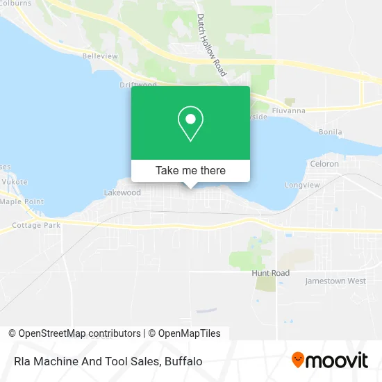 Rla Machine And Tool Sales map