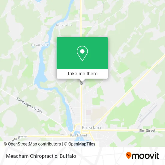 Meacham Chiropractic map
