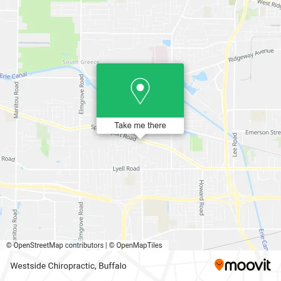 Westside Chiropractic map