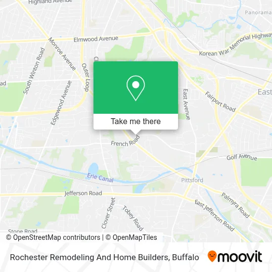 Rochester Remodeling And Home Builders map