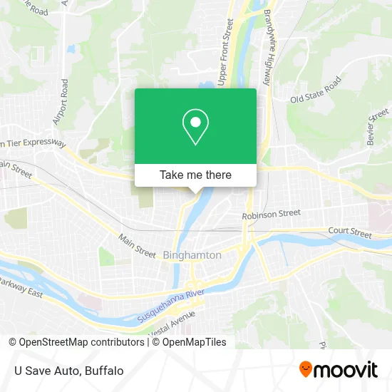 U Save Auto map