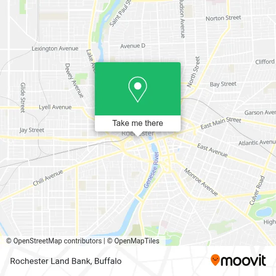 Rochester Land Bank map
