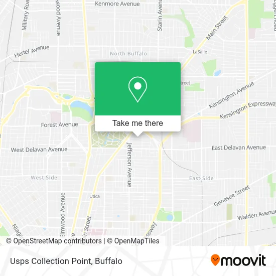 Usps Collection Point map