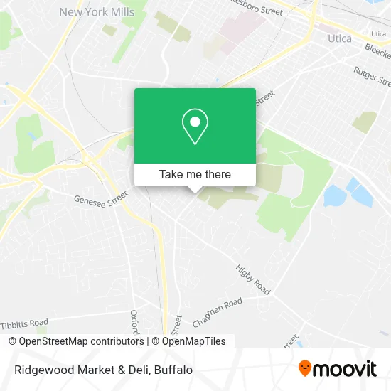 Ridgewood Market & Deli map