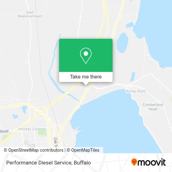 Performance Diesel Service map