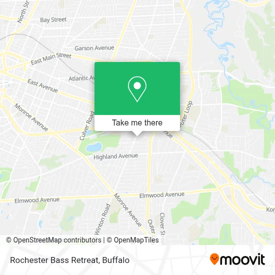 Rochester Bass Retreat map