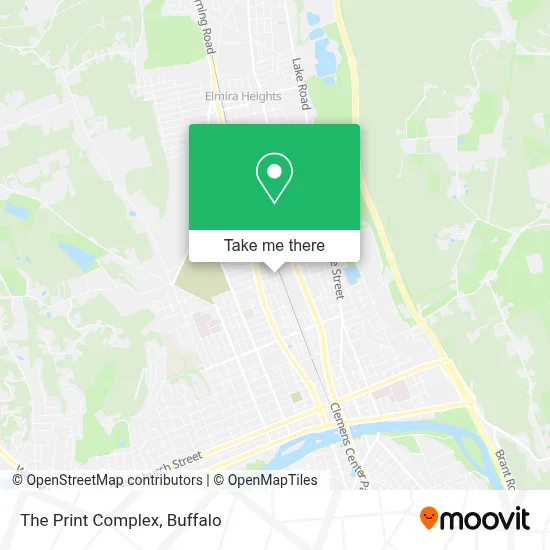 The Print Complex map