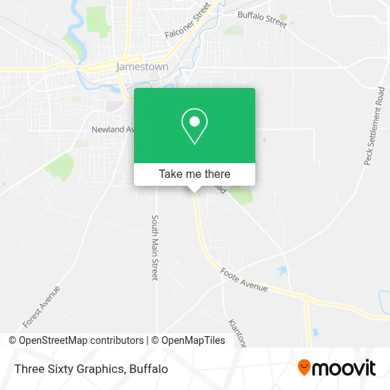 Three Sixty Graphics map