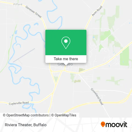 Riviera Theater map