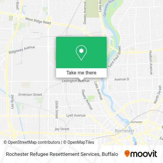 Rochester Refugee Resettlement Services map