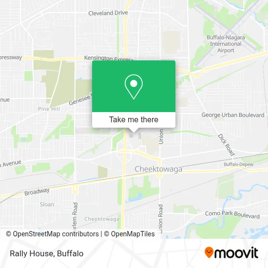 Rally House map