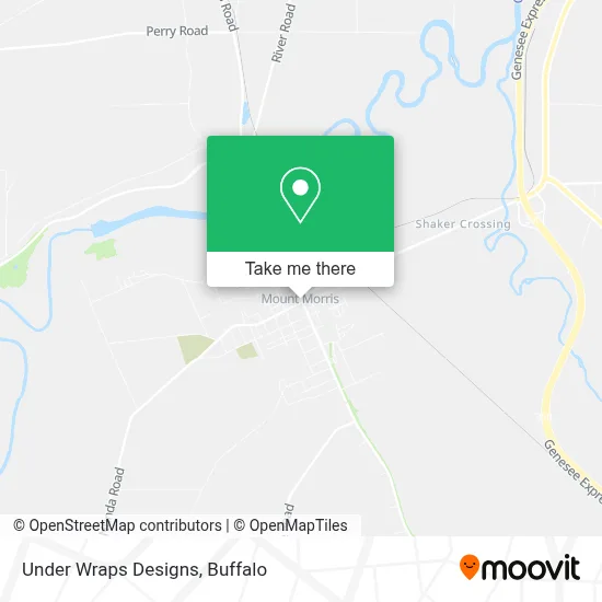 Under Wraps Designs map